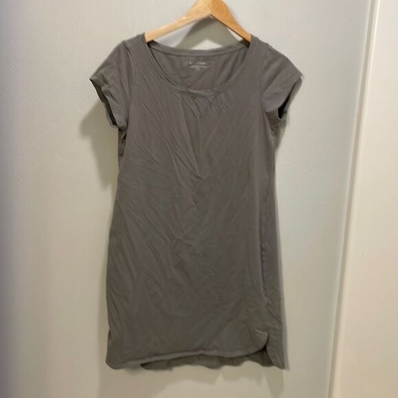 Eileen Fisher woman’s grey short sleeve dress - Picture 1 of 9